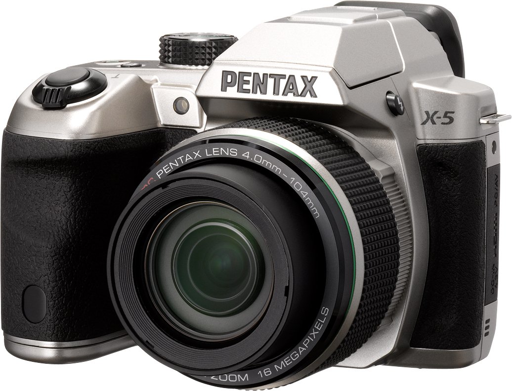 Amazon.com : Pentax X-5 silver 16 Digital Camera with 26x Optical