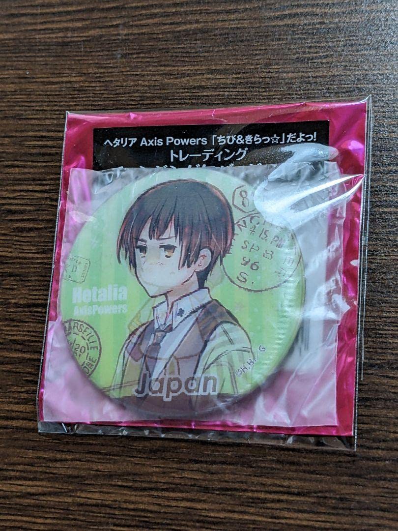 ヘタリア アニメガ チェンジ缶バッジ イギリス 日本 セット ヘタリア