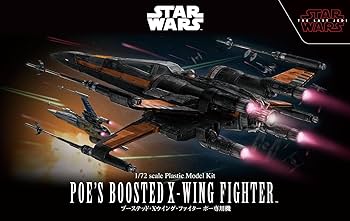 Amazon.com: BANDAI Hobby Poe's Boosted X-Wing Star Wars, Star Wars