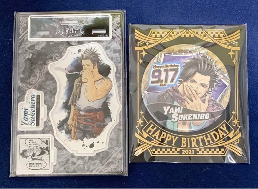 ブラッククローバー ブラクロ ヤミ 映画 Web くじ 缶バッジ ヤミ