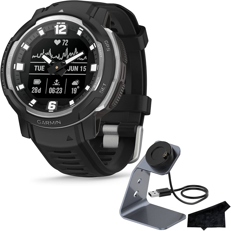 Amazon.com: Garmin Instinct Crossover, Rugged Hybrid Multisport
