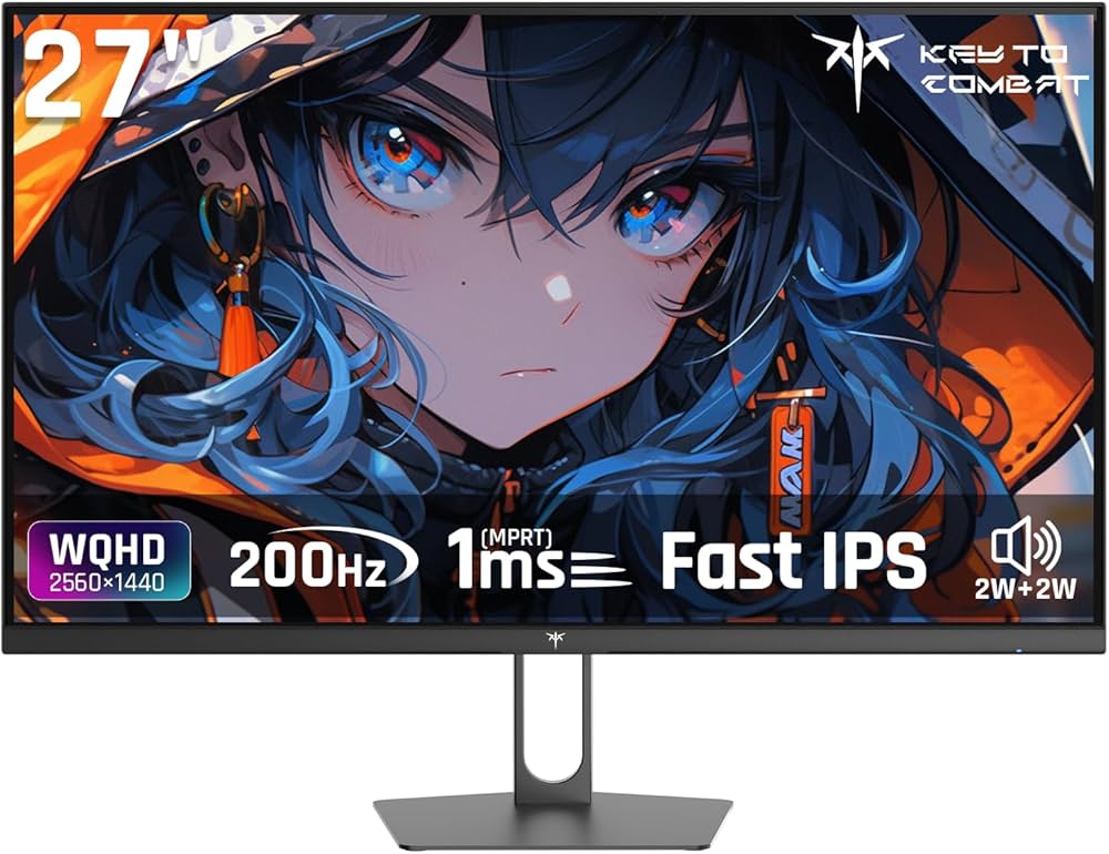 Amazon.co.jp: KTC 27-Inch Gaming Monitor WQHD (2560x1440) Fast IPS