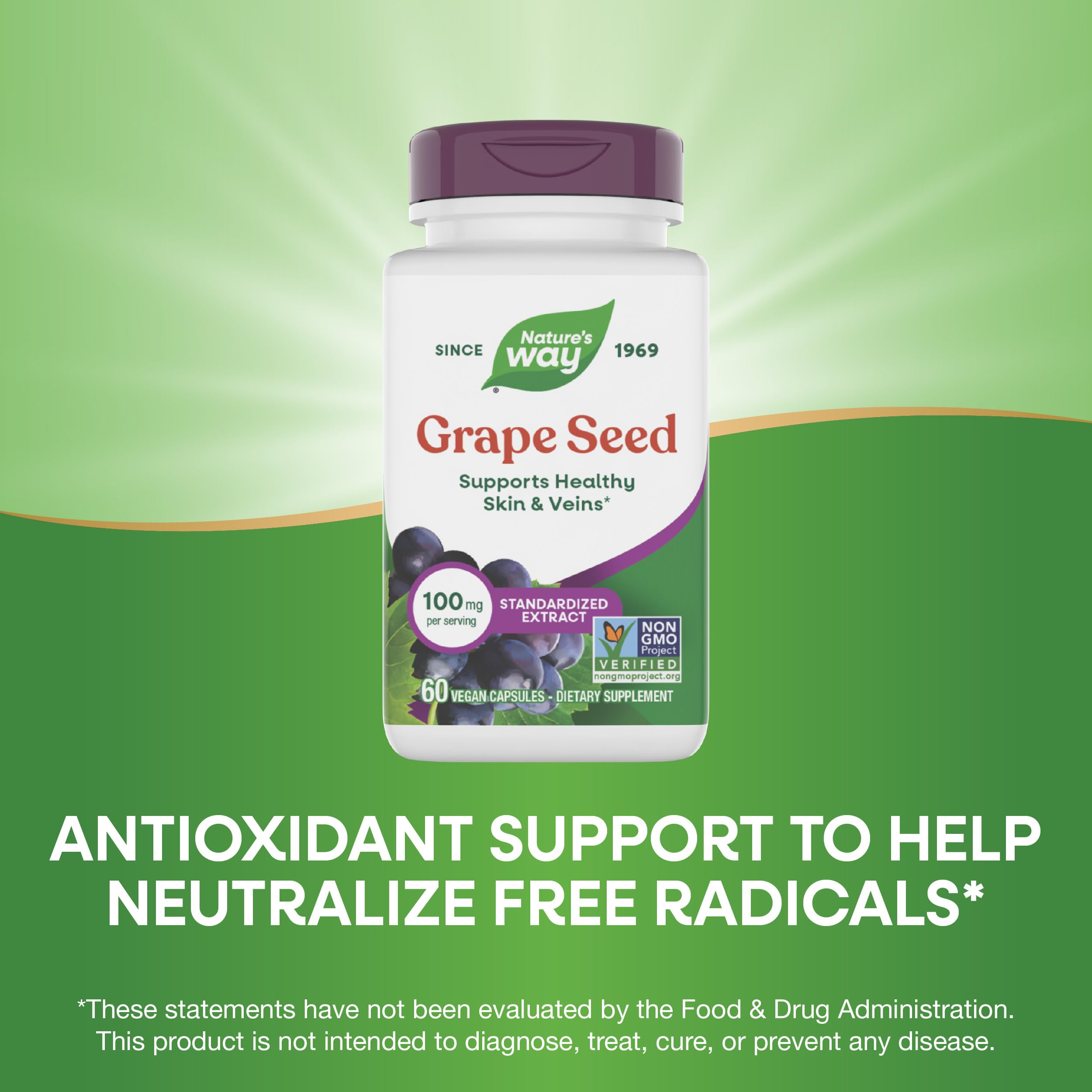 Amazon.com: Nature's Way Grape Seed Standardized Extract, Supports