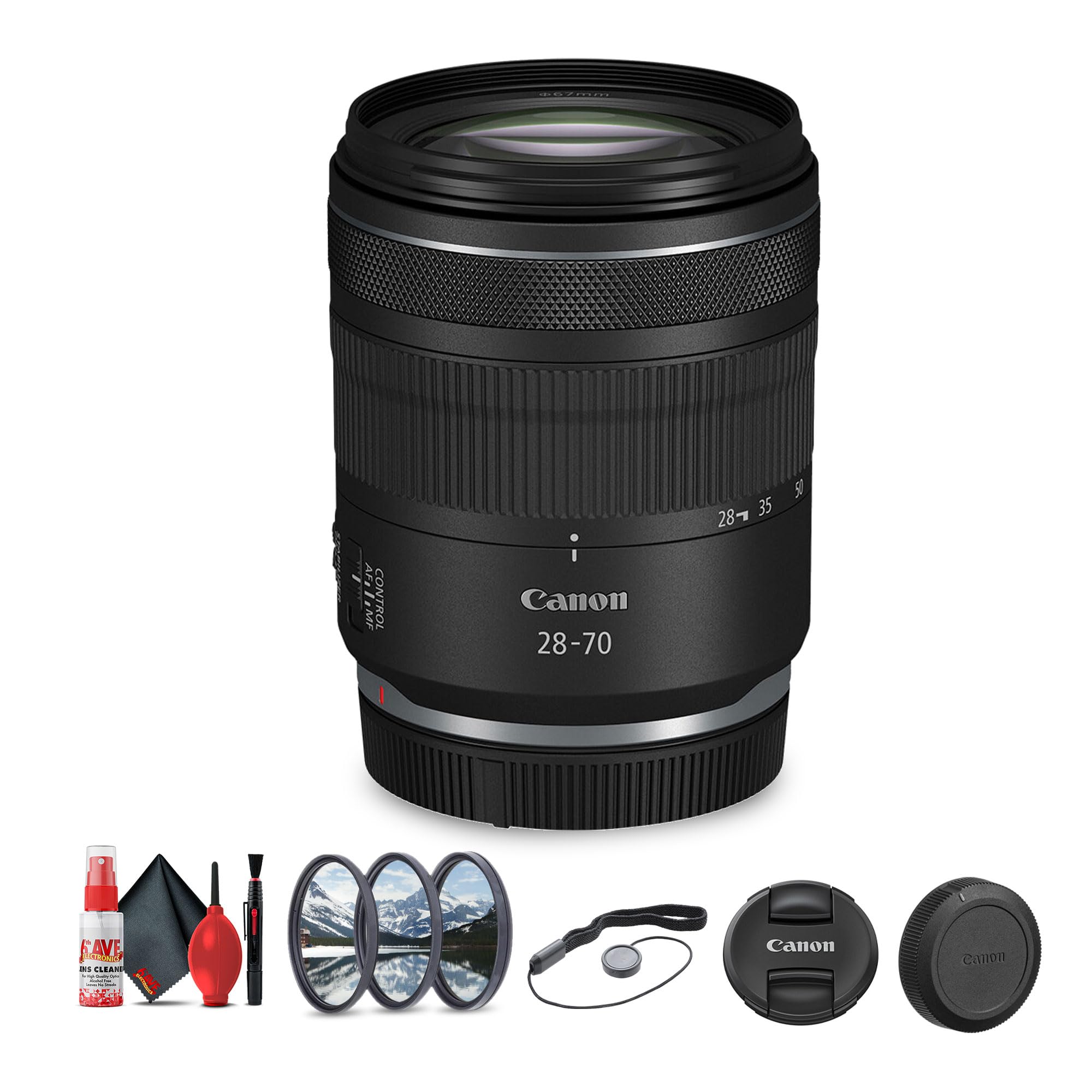 Amazon.com : Canon RF 28-70mm f/2.8L IS STM Lens + Filter Kit +