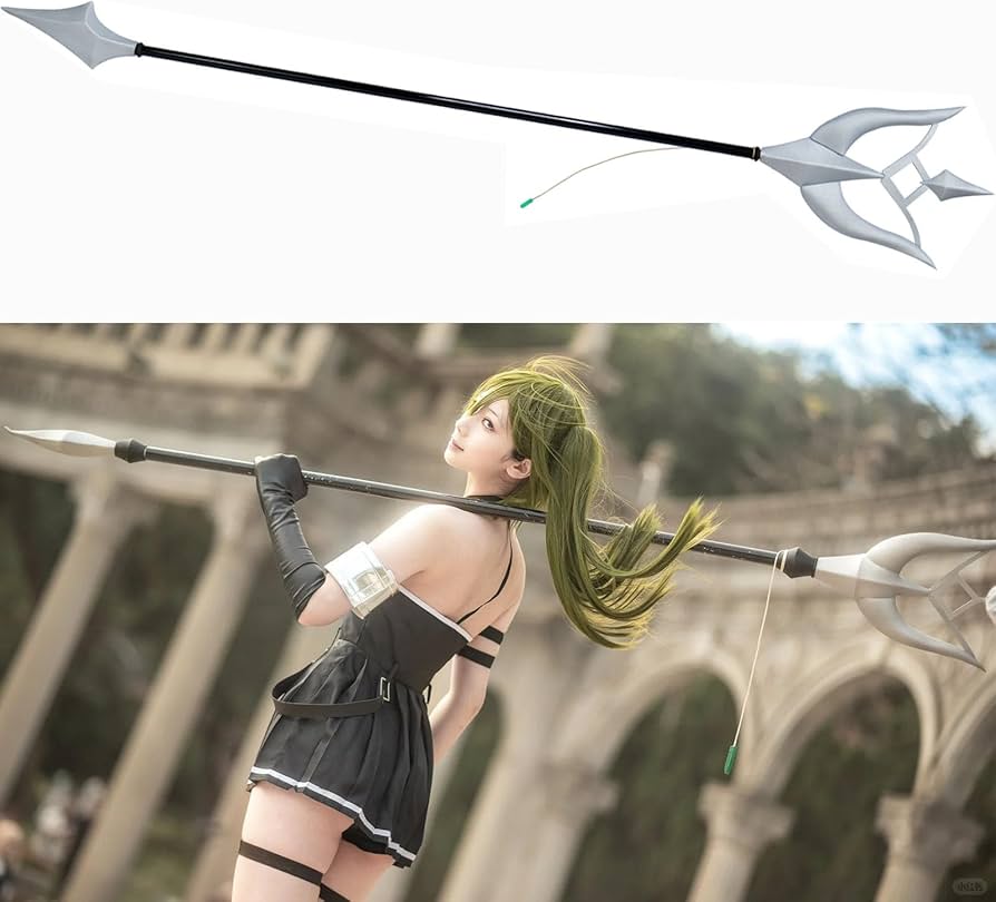 Amazon.co.jp: [YAORUI] ユーベル コスプレ衣装 ウィッグ/ステッキ付き