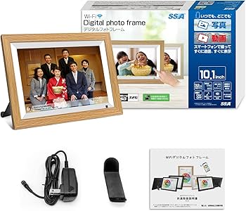 Amazon | 32GBデジタルフォトフレーム WiFi 10.1インチ スマート