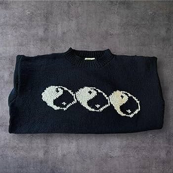 Amazon.co.jp: 24SS Macmahon knitting millsマクマホン 陰陽 ニット