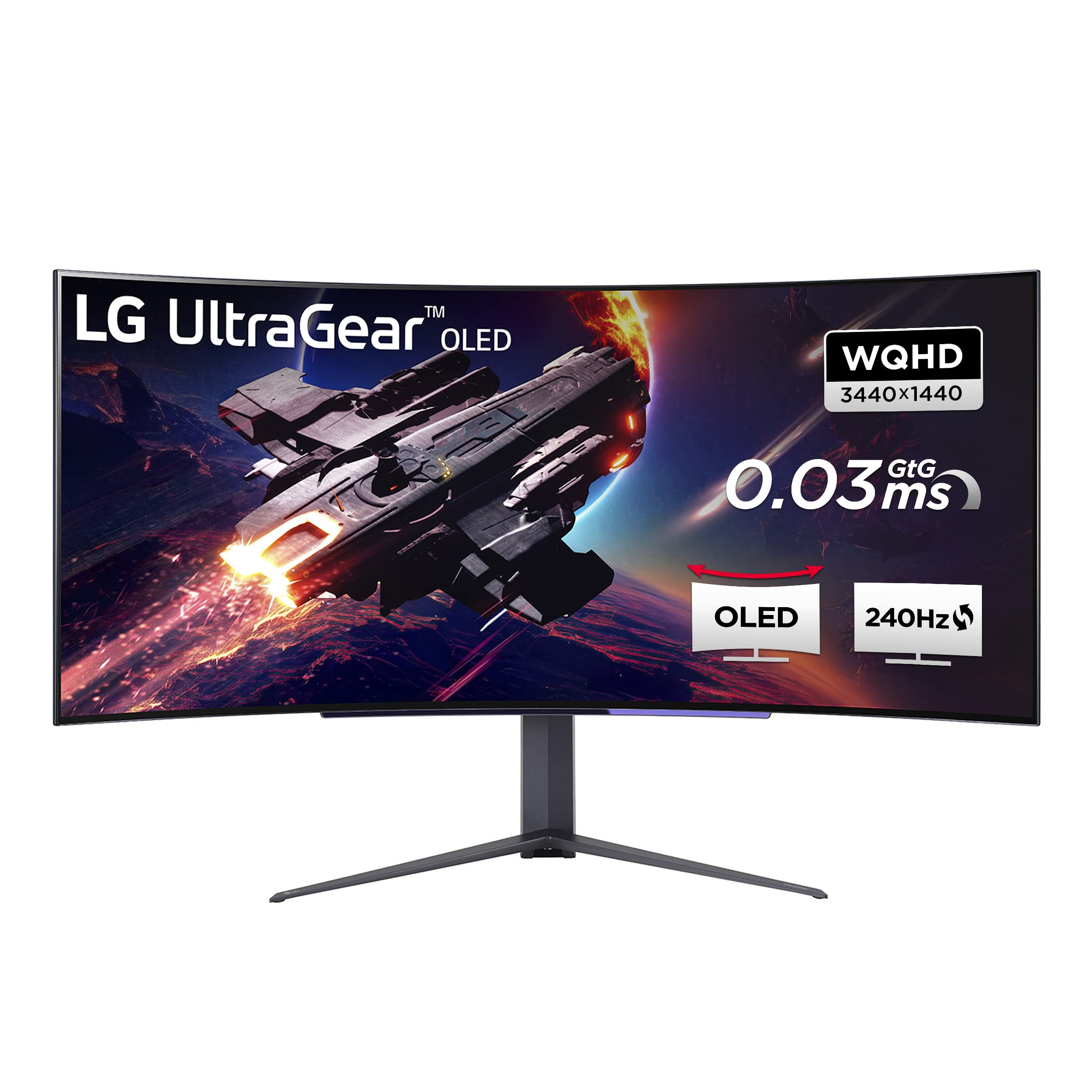 Amazon.com: LG 45GR95QE 45-Inch Ultragear 1440p 240 Hz OLED Curved
