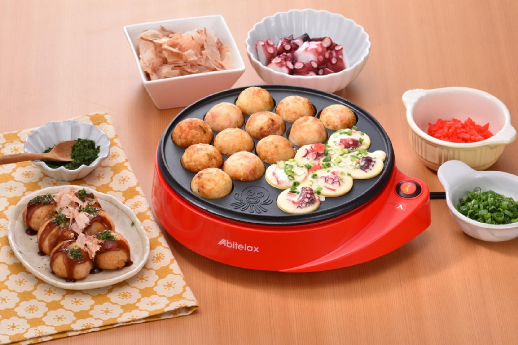 Amazon | アビテラックス たこ焼き機 プレート着脱式電気たこ焼き器