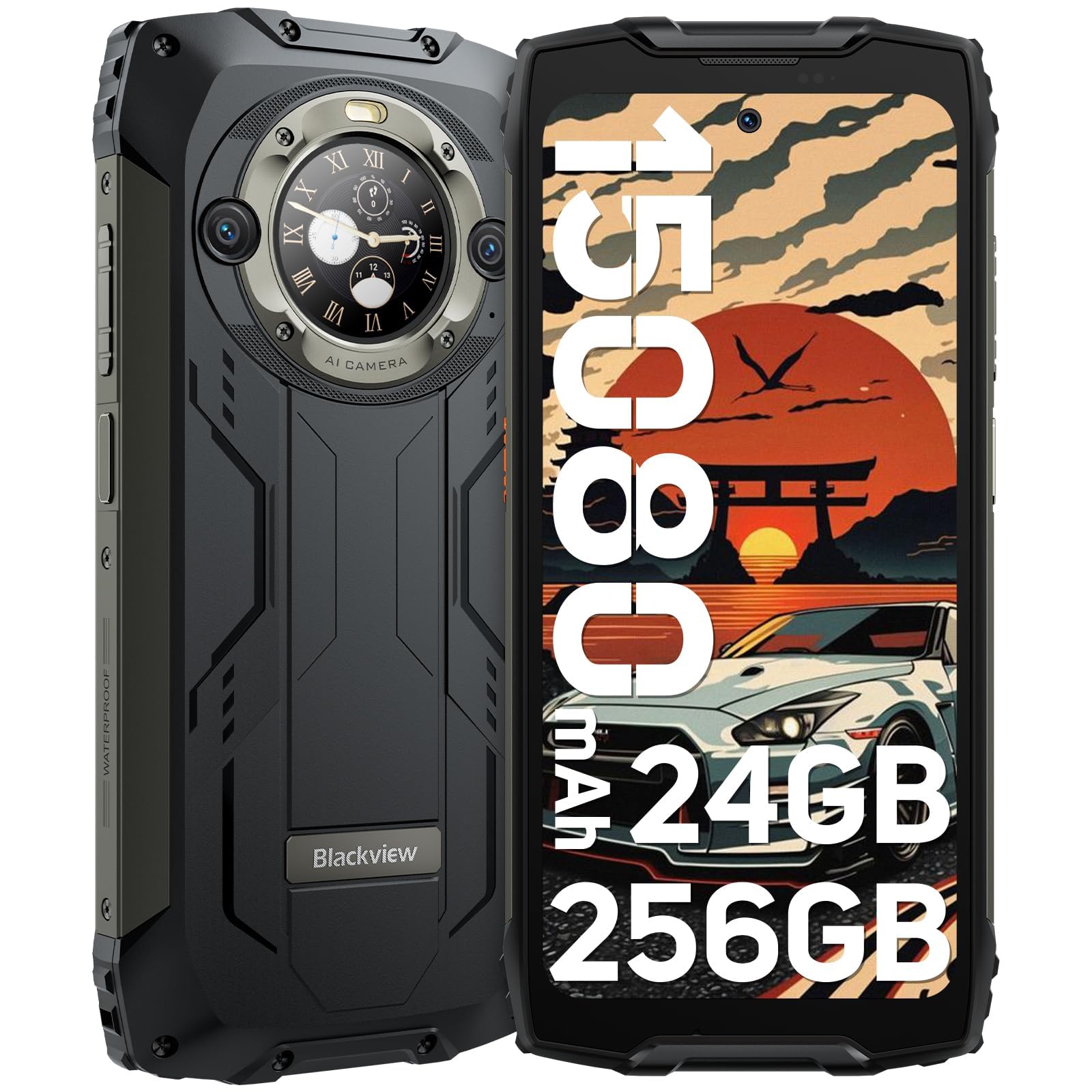 Amazon | タフネススマホ Blackview BV9300Pro 24GB+256GB 1TB拡張可能