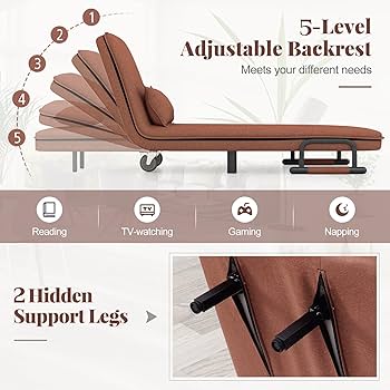 Amazon.com: Giantex Convertible Sofa Bed, 3-in-1 Folding Sleeper