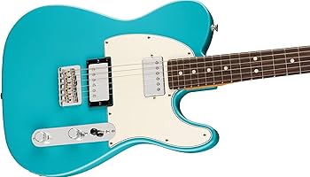 Amazon.com: Fender Player II Telecaster HH - Aquatone Blue Bundle