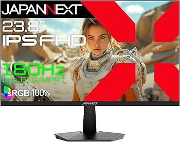 Amazon.co.jp: JAPANNEXT 23.8インチ IPSパネル搭載 180Hz対応 フルHD