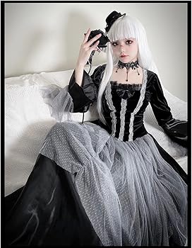 Amazon.co.jp: [SSUPTEMBER2] 鬼花嫁 魔女 吸血鬼 悪魔 コスプレ 衣装