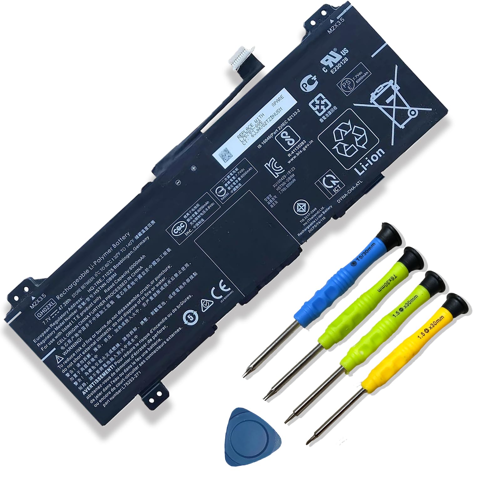 Amazon.com: GH02XL HP Laptop Battery Replacement for HP Chromebook