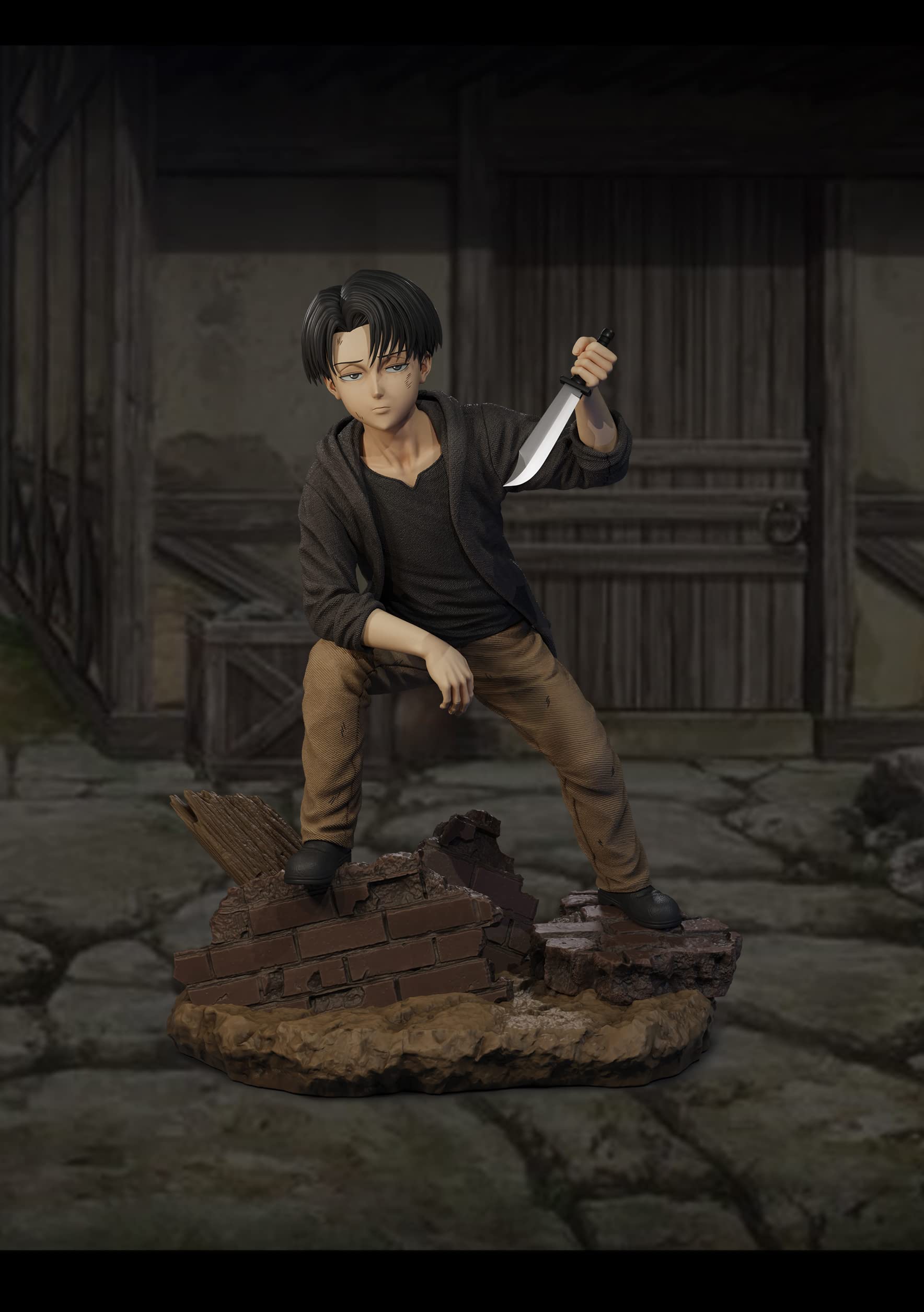 Amazon.co.jp: リヴァイ・アッカーマン リヴァイ兵長 フィギュア 1/6