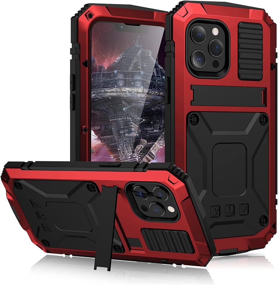 Amazon.co.jp: iPhone 13 Pro Max 用 ケース SYUGJDZ 最強級金属合金