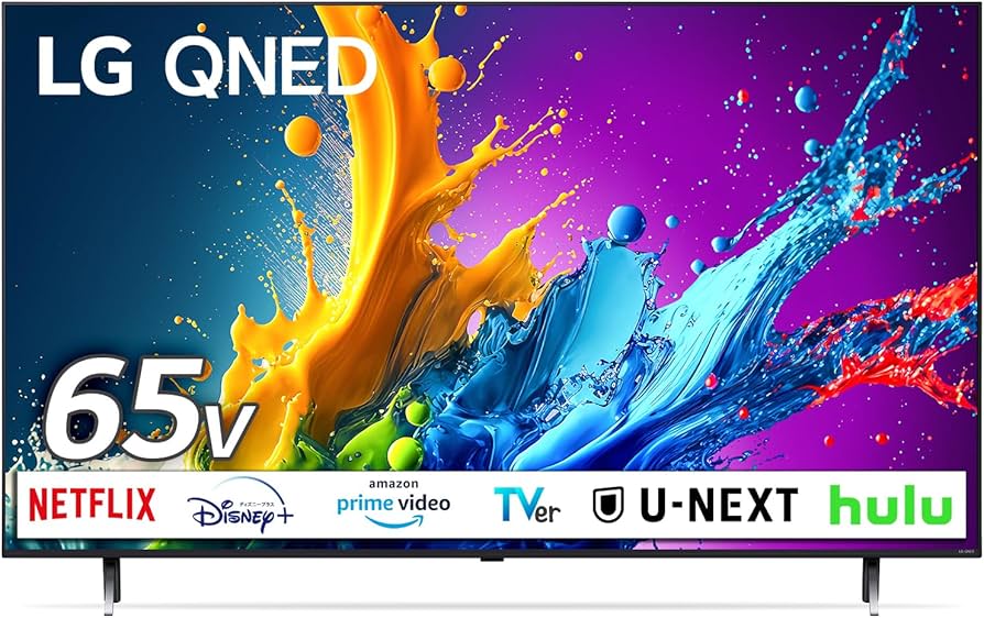 Amazon | LG 液晶テレビ 65QNED80TJA 65V型 4Kチューナー内蔵/スマート