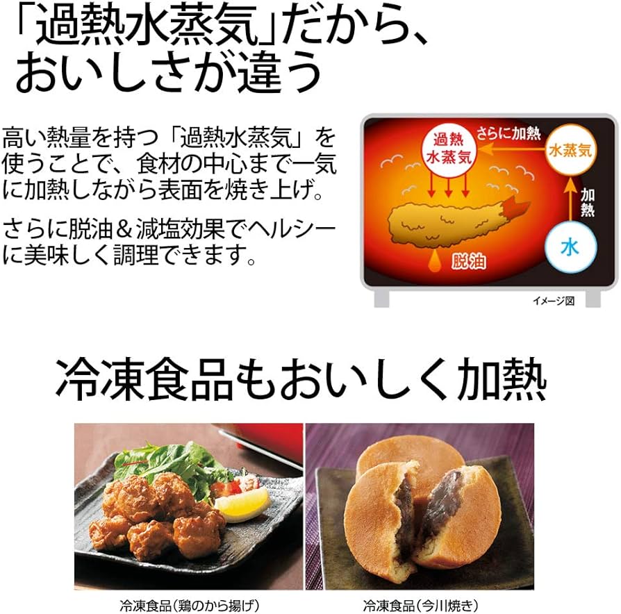 Amazon | シャープ ヘルシオ グリエ トースター ホワイト AX-H2-W