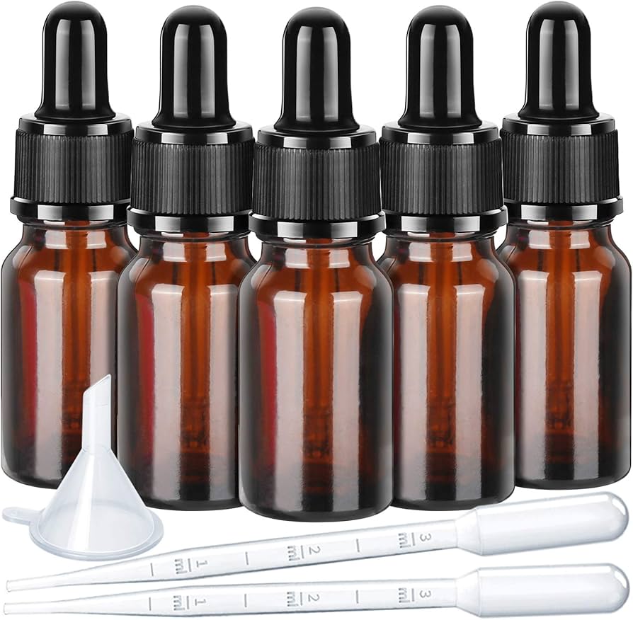 Amazon | Teenitor 遮光瓶 10ml アロマ用遮光瓶 5本 スポイト付き遮光