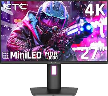Amazon.co.jp: KTC 27インチ 4K ミニLEDモニター 高速IPS HDR1000