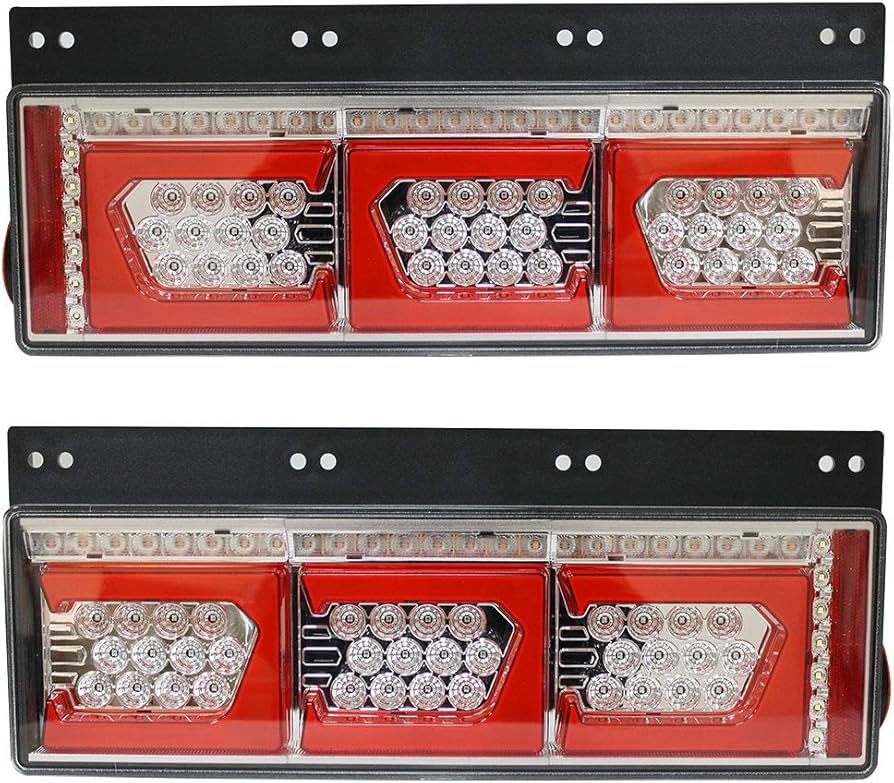 Amazon | デュトロ 日野 3連 角型 トラック テール シーケンシャル LED