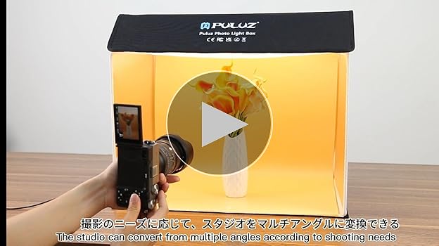Amazon | 長方形撮影ボックス、PULUZ 60 x 40 x 50cm写真スタジオの