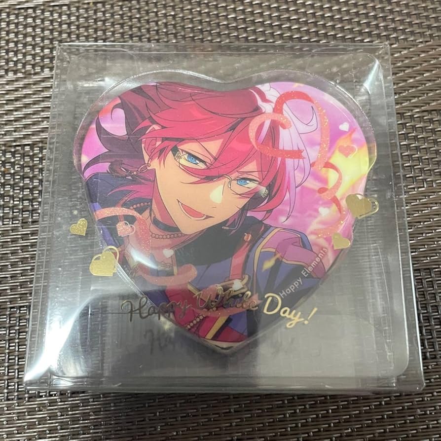 七ツ森実 ホワイトデー ハート缶バッジ 20点 七ツ森実 ホワイトデー