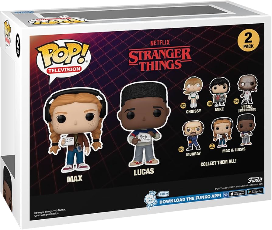 Funko Pop! TV: Stranger Things - Max & Lucas 2-Pack : Amazon.ca