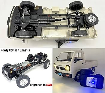 Amazon.com: WPL RC Car 1/10 Scale RC Kei Truck Suzuki RC Drift Car