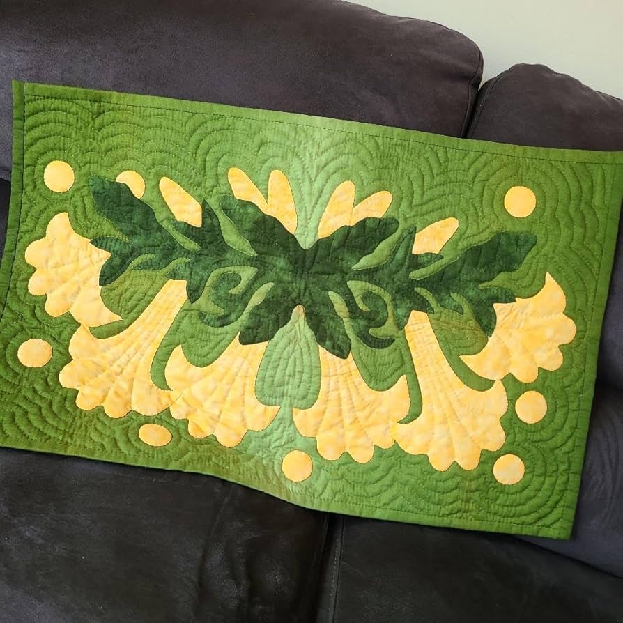 Amazon.co.jp: ハワイアンキルト タペストリー エンジェルトランペット