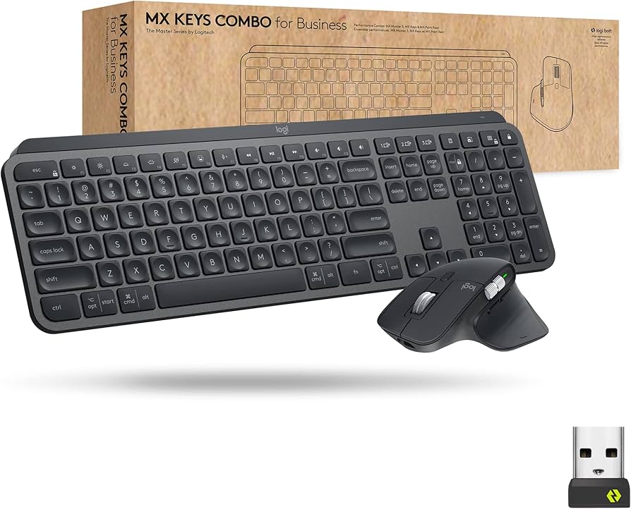 Amazon.com: Logitech MX Keys & MX Master 3 Mouse for Business