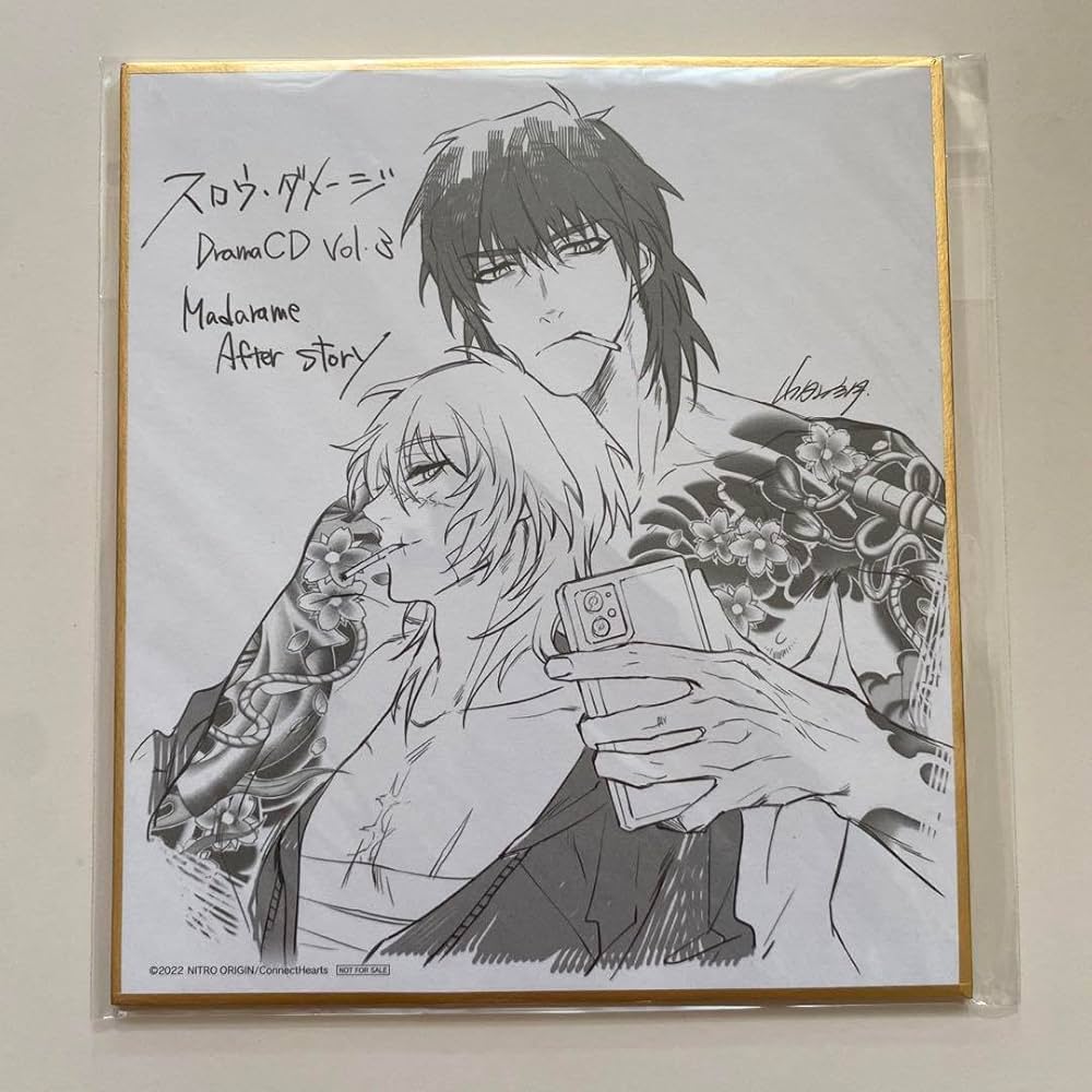 Amazon | スロウダメージ 色紙 斑目 トワ スロダメ | 色紙 | 文房具