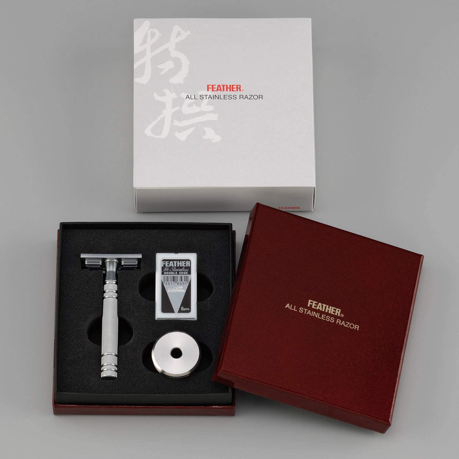 Amazon.co.jp: フェザー安全剃刀 FEATHER(フェザー) 特撰 両刃オール