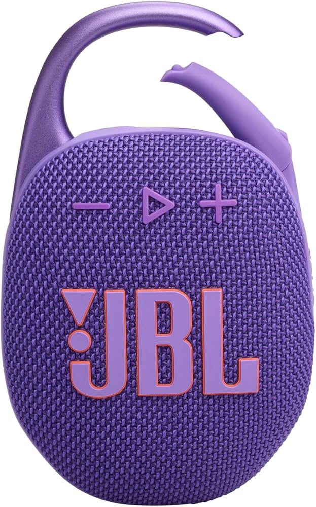 Amazon.com: JBL JBLCLIP5PURAM-Z Clip 5 Portable Bluetooth Speaker