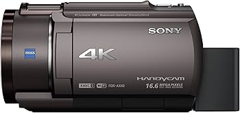 Amazon.co.jp: SONY ビデオカメラ FDR-AX40 4K 64GB 光学20倍 ブロンズ