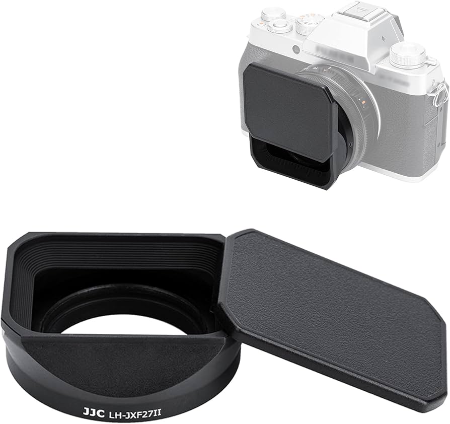 Amazon.com : JJC Square Metal Camera Lens Hood Cover with Lens Cap