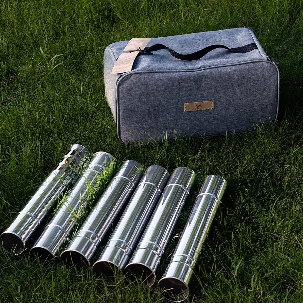 Amazon | TOMOUNT 直径6cmの煙突6本 薪ストーブ FP mini 専用煙突