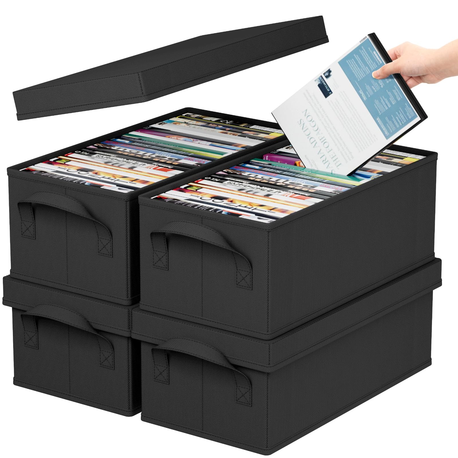 Amazon.com: Lifewit DVD Storage Box, Stackable DVD Case Holder