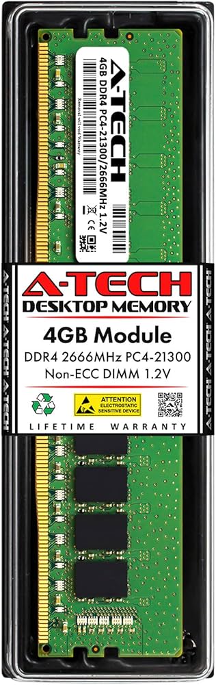 A-Tech 4GB RAM for HP Z240 Tower/SFF Workstation | DDR4 2666MHz