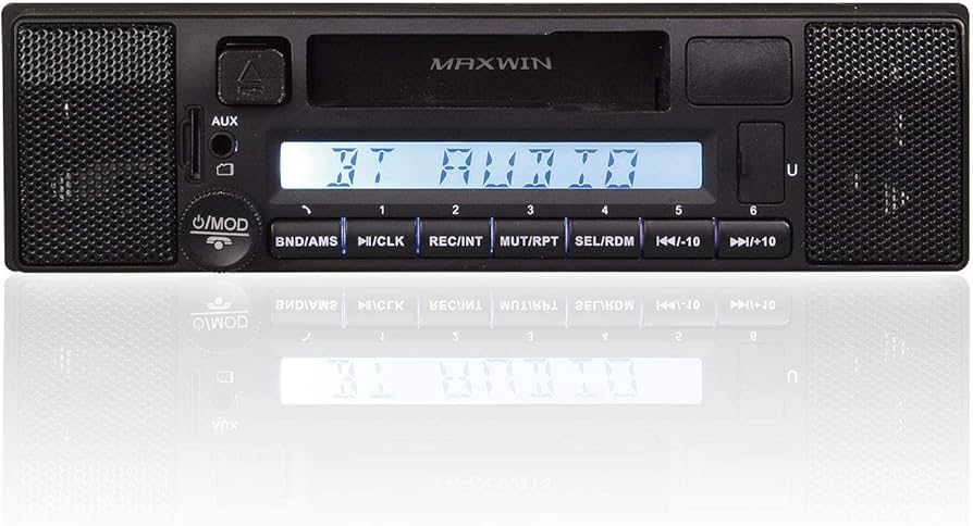 Amazon | MAXWIN(マックスウィン) カセットデッキ 車載 Bluetooth 1DIN