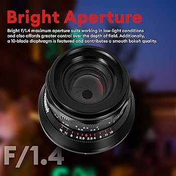 Amazon.co.jp: PERGEAR 35mm F1.4 フルサイズ マニュアルフォーカス