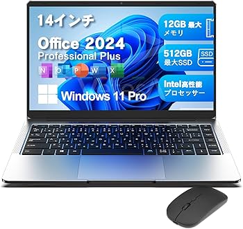 Amazon.co.jp: VETESA ノートパソコン office2024搭載 Windows11 Pro