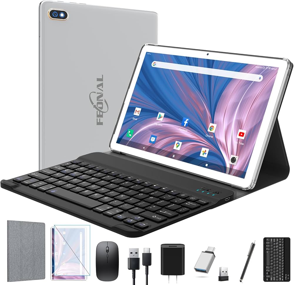 Amazon.co.jp: FEONAL 2024最新Android12タブレット タブレット 10