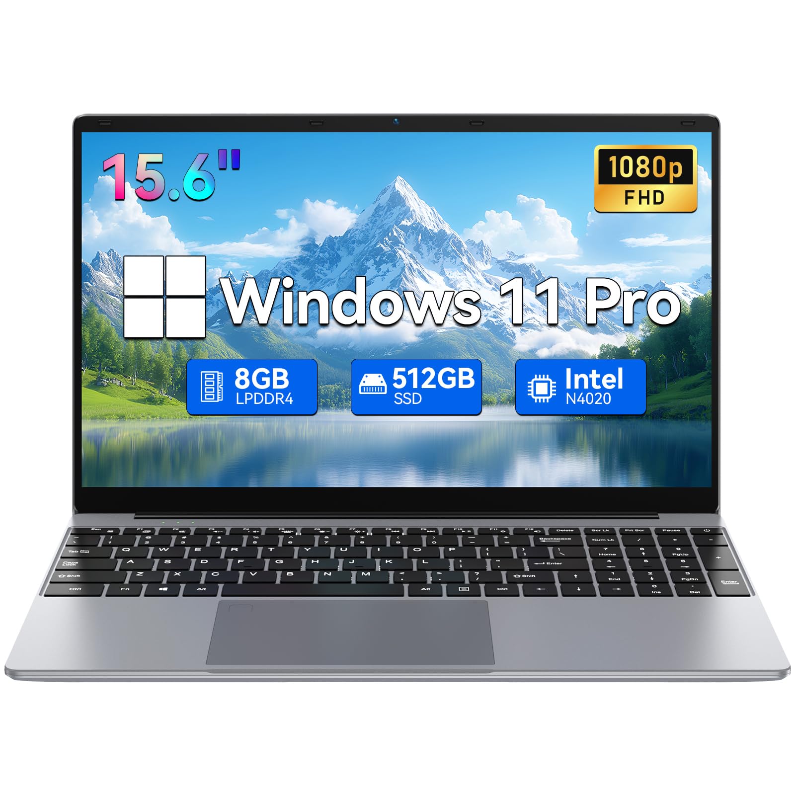 Amazon.com: 2026 Latest Laptop, 8GB RAM 512GB SSD Laptop, 15.6