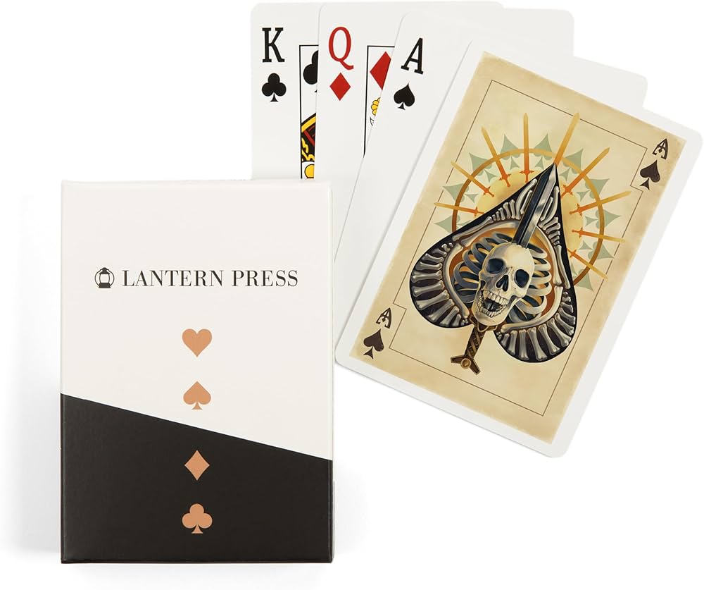 Amazon.co.jp: Lantern Press スペードのエース トランプ (52枚の