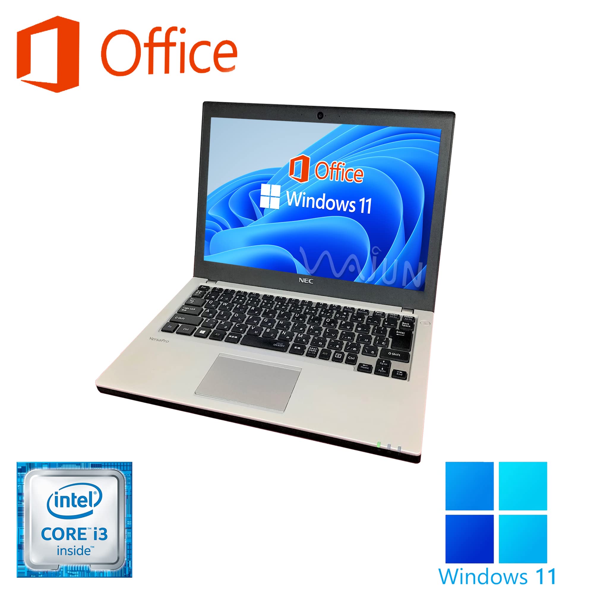 Amazon.co.jp: NEC Laptop VK23 / Win 11 Pro / MS Office 2019 / 12.5