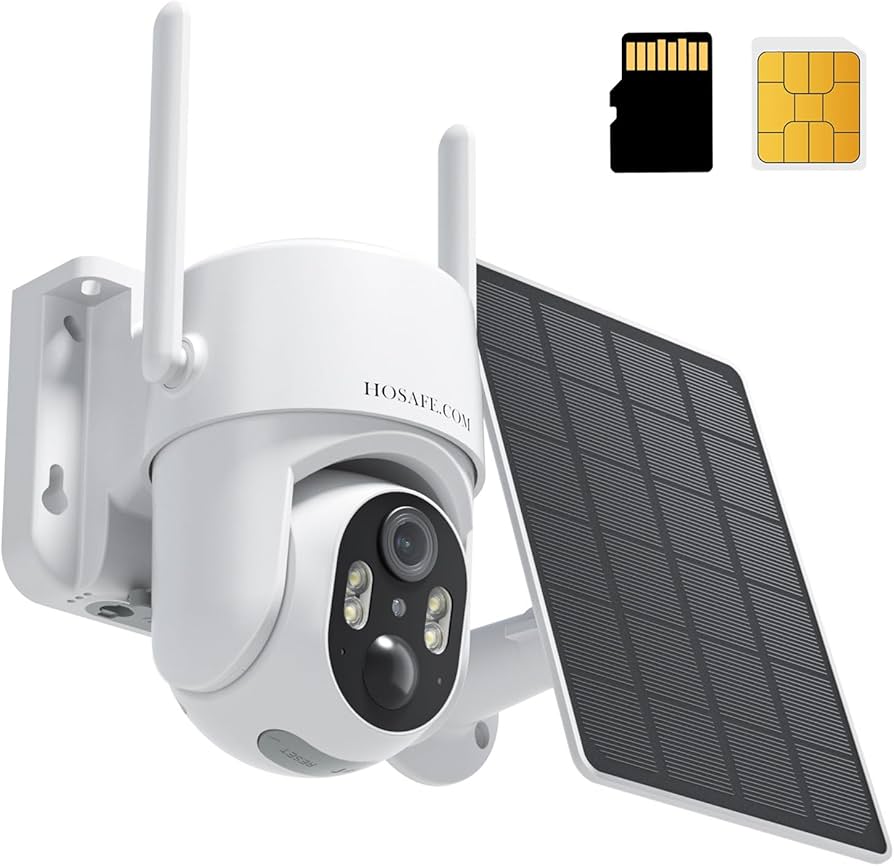4G LTE Cellular Security Camera Wireless Outdoor, No WiFi Security