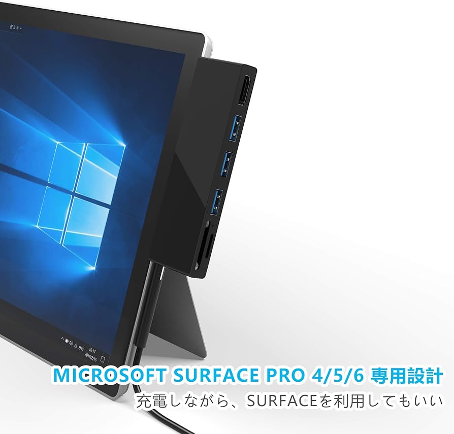 Amazon.co.jp: Microsoft Surface Pro 5/Pro6 用 USB 3.0 ハブ ミニDP