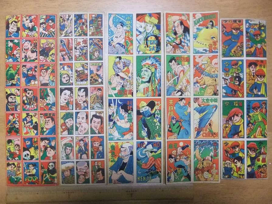 Amazon | 昭和レトロ 昭和30年代の駄菓子屋 面子 めんこ メンコ 9種